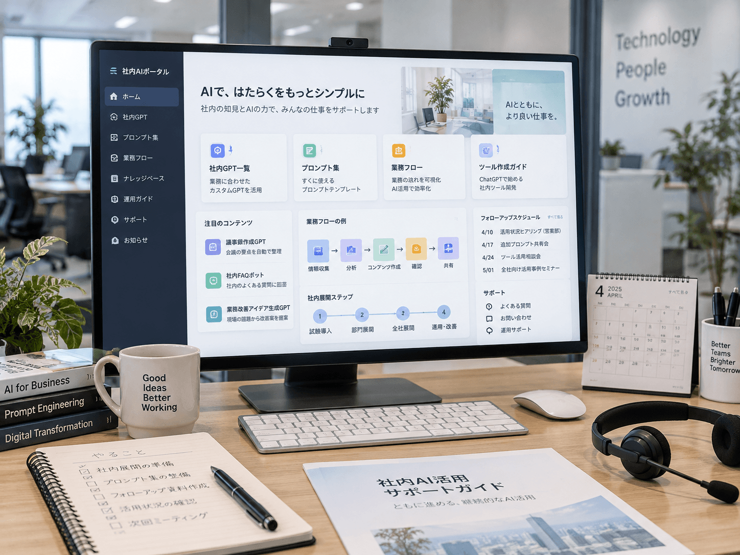 会社に知見を積み上げる